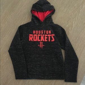 Houston Rockets Black and Red Kids Hoodie